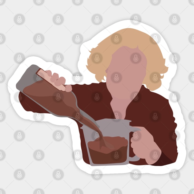 Kitty Forman Pouring Drink Sticker by ShayliKipnis